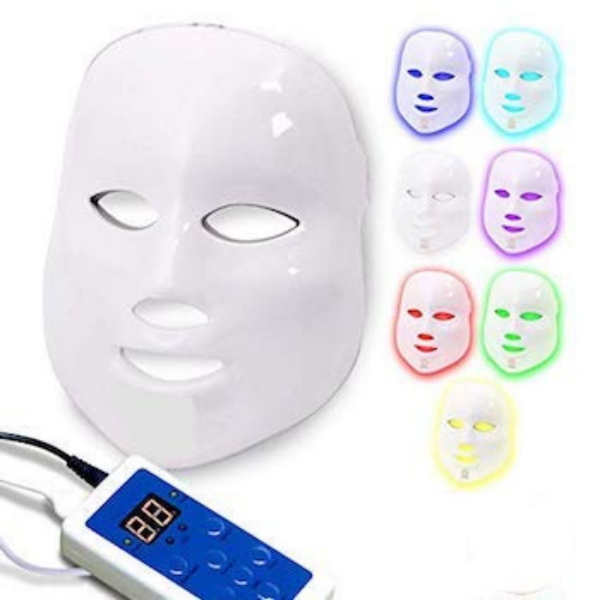 7 Color LED Face Mask Photon Red Light Therapy For Healthy Skin Rejuvenation Collagen, Anti Aging, Wrinkles, Scarring Korean Skin Care, Facial Skin Care Mask