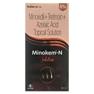 MINOXIDIL + TRETINOIN + AZELAIC ACID HAIR REGROWTH SOLUTION